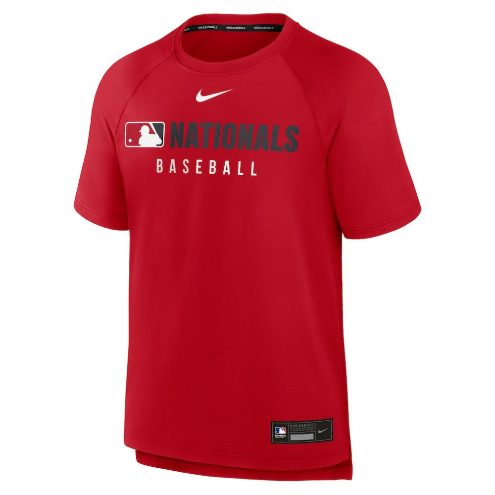 Washington Nationals Nike Authentic Collection Pregame Raglan Dri-FIT T-Shirt - MLB