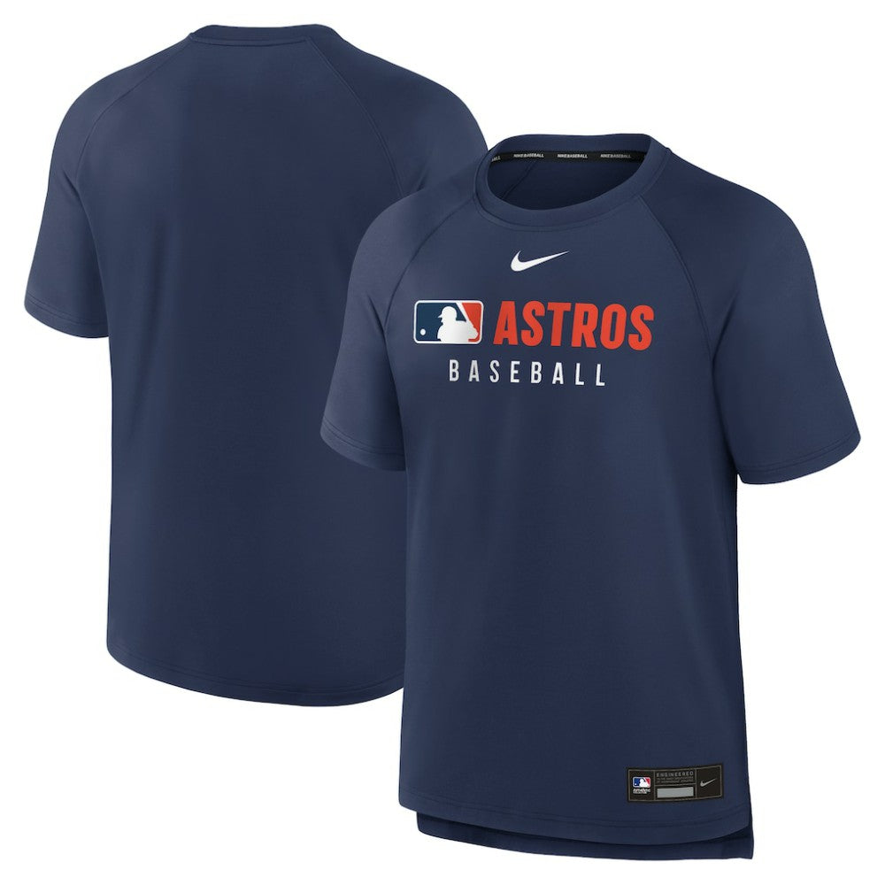 Houston Astros Nike Authentic Collection Pregame Raglan Dri-FIT T-Shirt - MLB