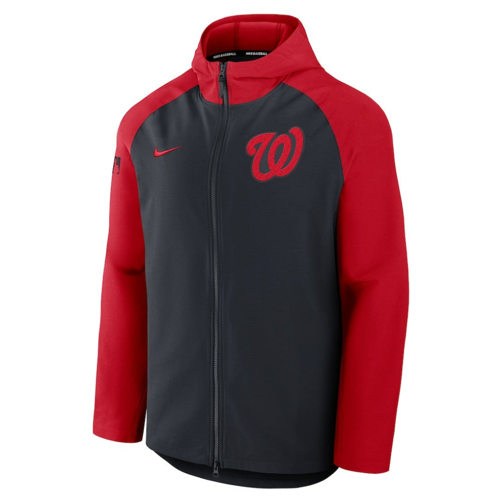 Washington Nationals Nike Authentic Collection Raglan Performance Full-Zip Jacket - MLB