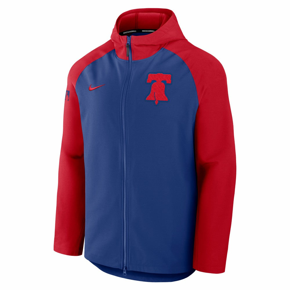 Philadelphia Phillies Nike Authentic Collection Raglan Performance Full-Zip Jacket - MLB