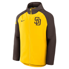 San Diego Padres Nike Authentic Collection Raglan Performance Full-Zip Jacket - MLB