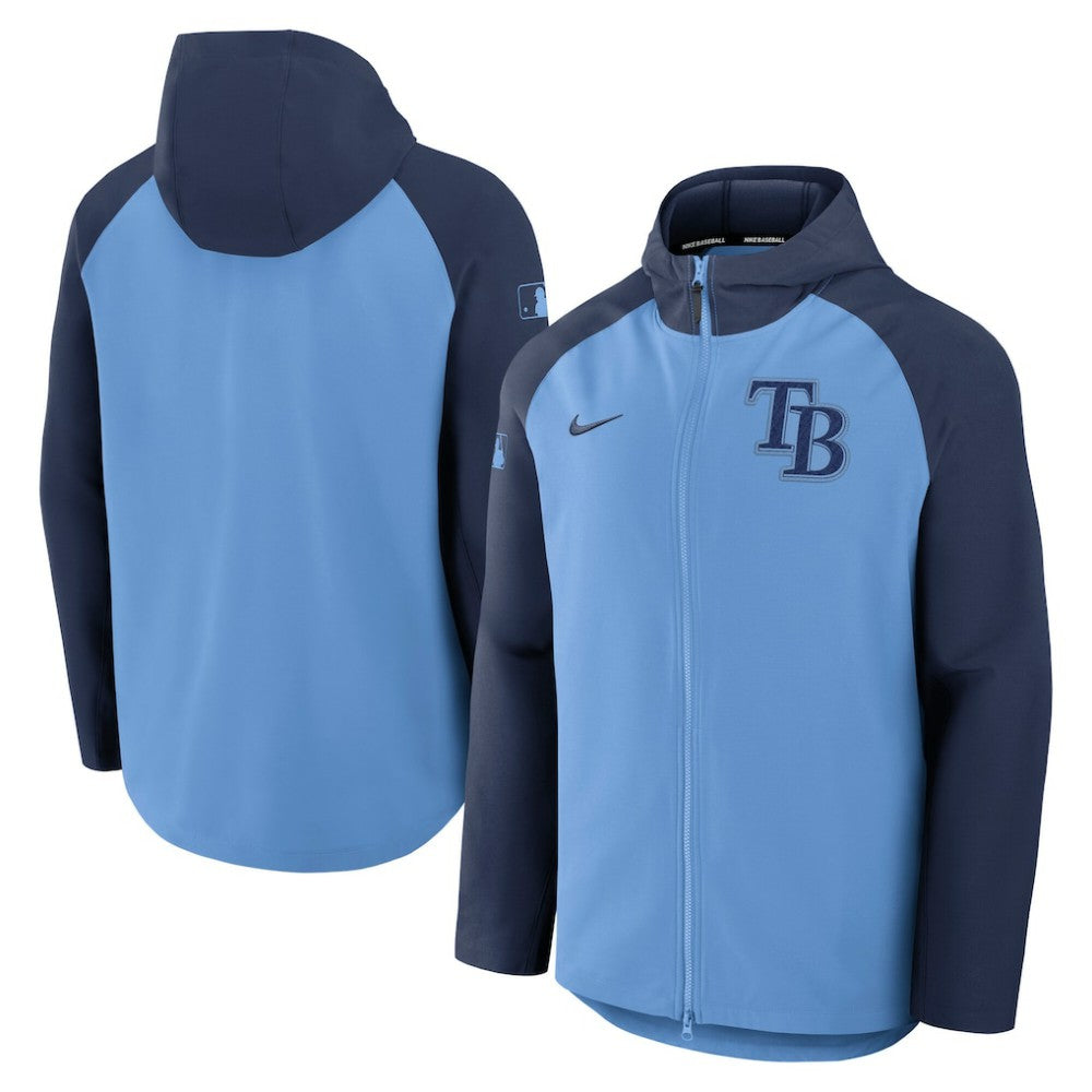 Tampa Bay Rays Nike Authentic Collection Raglan Performance Full-Zip Jacket - MLB