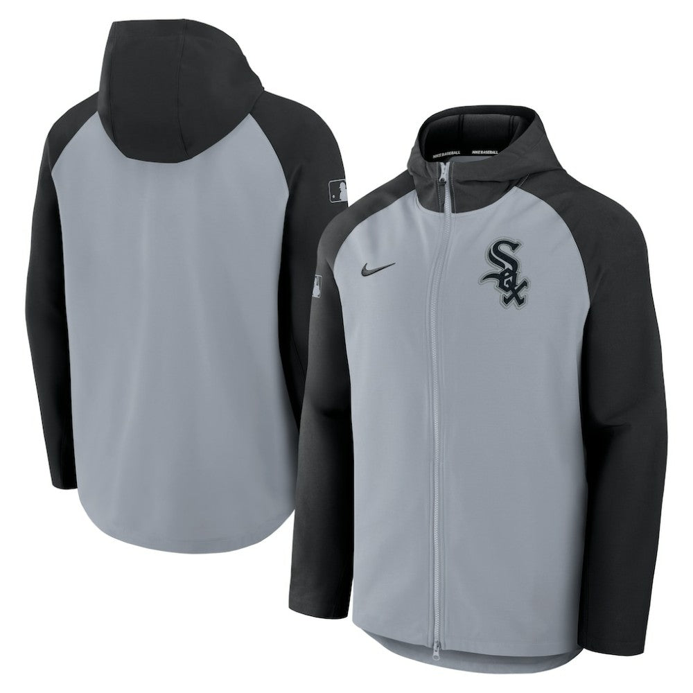 Chicago White Sox Nike Authentic Collection Raglan Performance Full-Zip Jacket - MLB