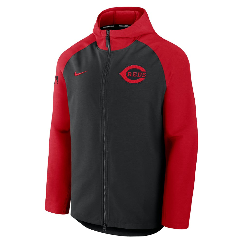 Cincinnati Reds Nike Authentic Collection Raglan Performance Full-Zip Jacket - MLB