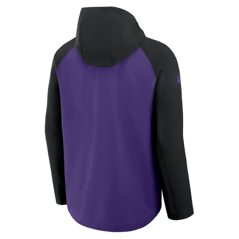 Colorado Rockies Nike Authentic Collection Raglan Performance Full-Zip Jacket - MLB