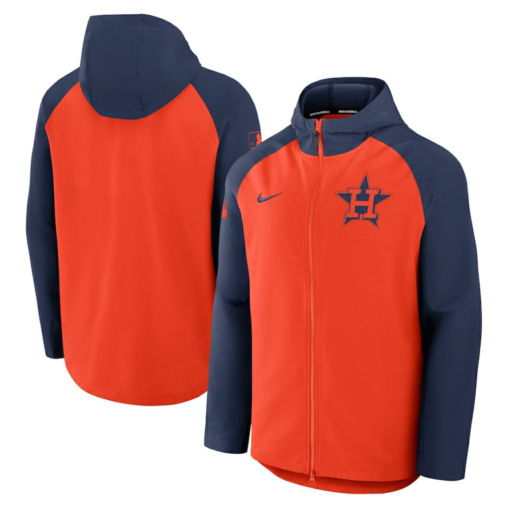Houston Astros Nike Authentic Collection Raglan Performance Full-Zip Jacket - MLB