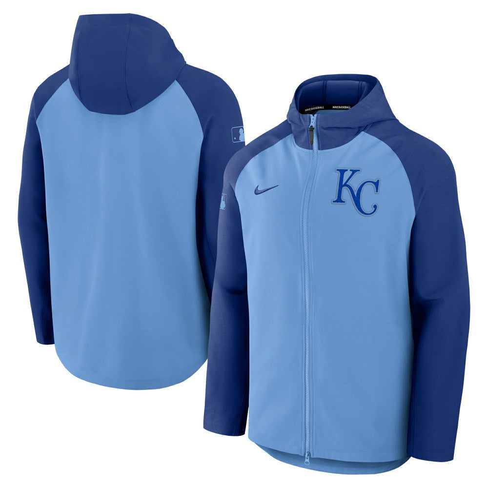 Kansas City Royals Nike Authentic Collection Raglan Performance Full-Zip Jacket - MLB