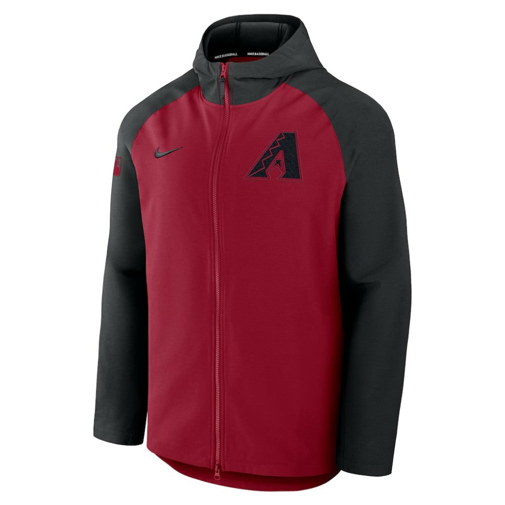 Arizona Diamondbacks Nike Authentic Collection Raglan Performance Full-Zip Jacket - MLB