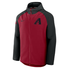 Arizona Diamondbacks Nike Authentic Collection Raglan Performance Full-Zip Jacket - MLB