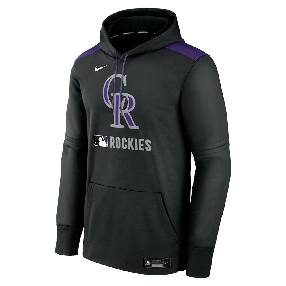 Colorado Rockies Nike Authentic Collection Performance Pullover Hoodie - MLB