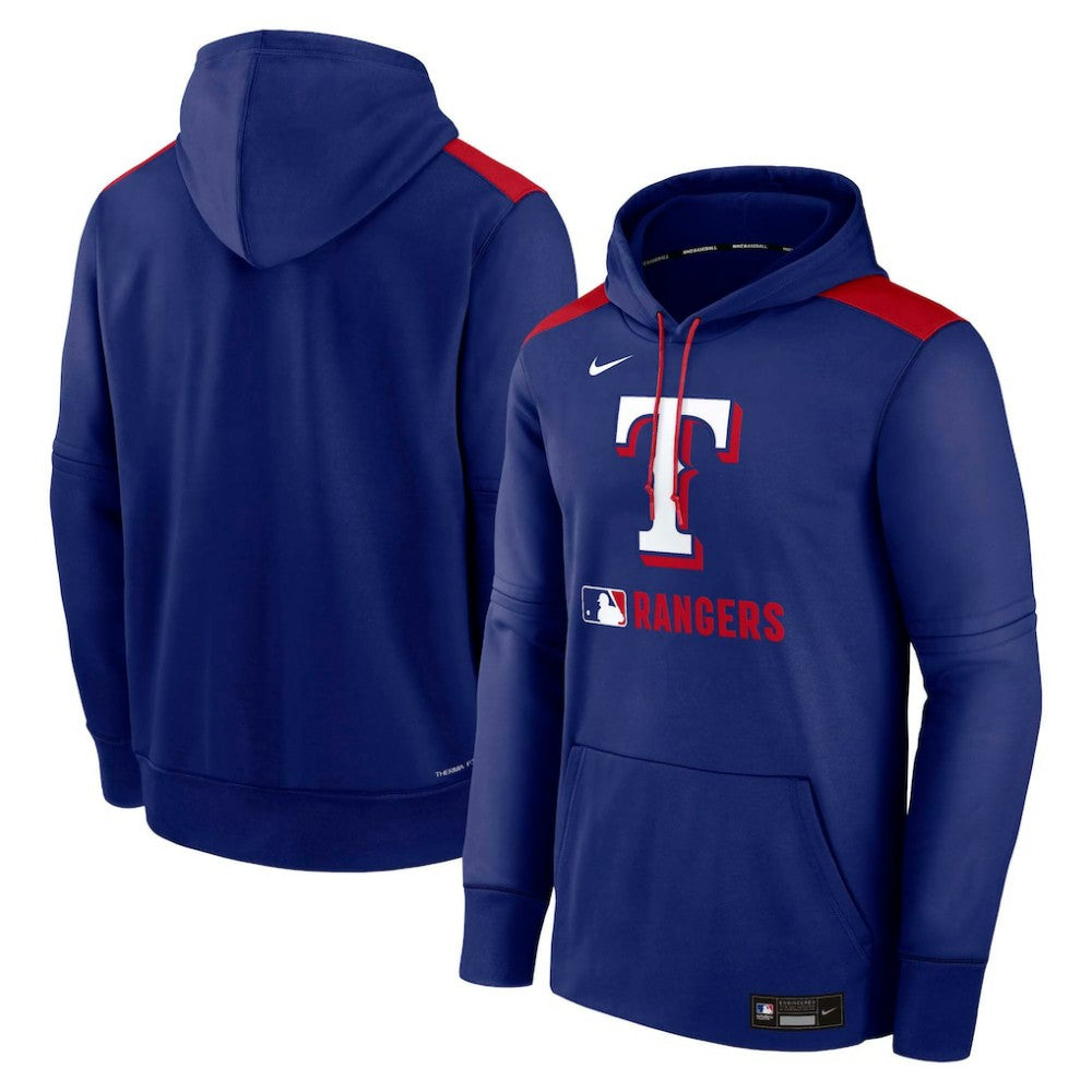Texas Rangers Nike Authentic Collection Performance Pullover Hoodie - MLB