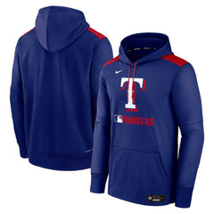Texas Rangers Nike Authentic Collection Performance Pullover Hoodie - MLB