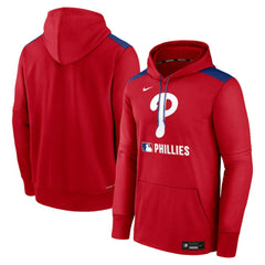 Philadelphia Phillies Nike Authentic Collection Performance Pullover Hoodie - MLB