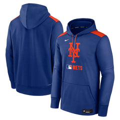 New York Mets Nike Authentic Collection Performance Pullover Hoodie - MLB