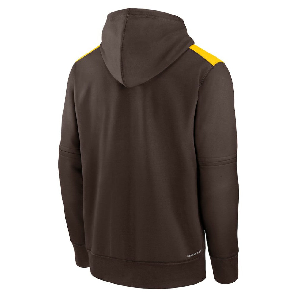 San Diego Padres Nike Authentic Collection Performance Pullover Hoodie - MLB