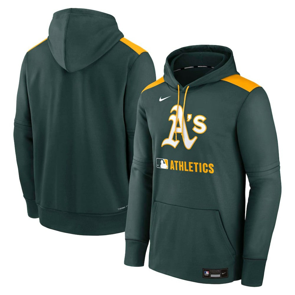 Athletics Nike Authentic Collection Performance Pullover Hoodie - MLB