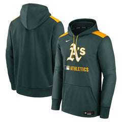 Athletics Nike Authentic Collection Performance Pullover Hoodie - MLB