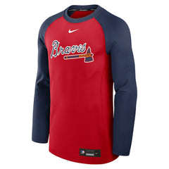 Atlanta Braves Nike Authentic Collection Game Time Raglan Dri-FIT Long Sleeve T-Shirt - MLB