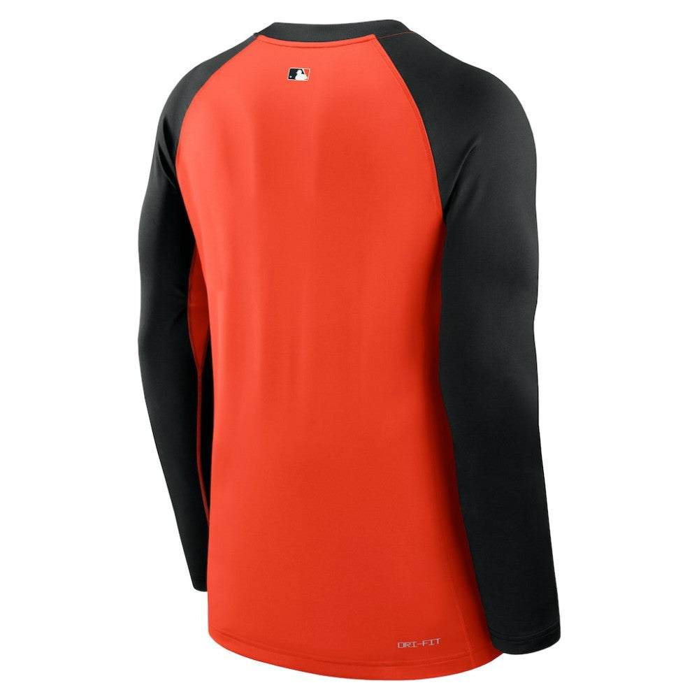 Baltimore Orioles Nike Authentic Collection Game Time Raglan Dri-FIT Long Sleeve T-Shirt - MLB