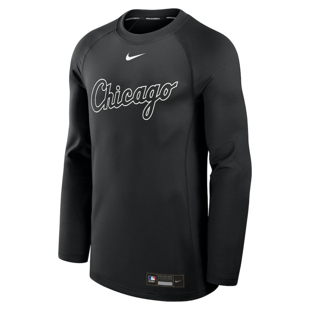 Chicago White Sox Nike Authentic Collection Game Time Raglan Dri-FIT Long Sleeve T-Shirt - MLB
