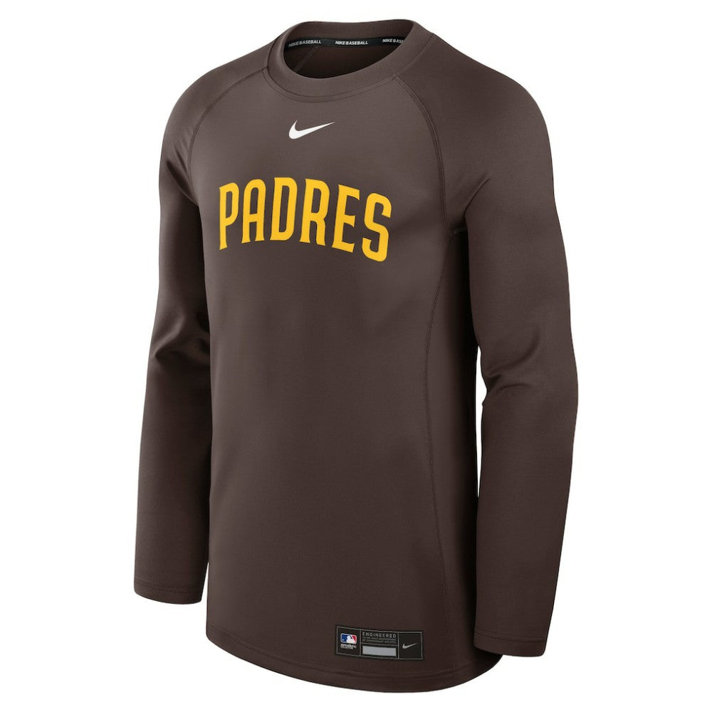 San Diego Padres Nike Authentic Collection Game Time Raglan Dri-FIT Long Sleeve T-Shirt - MLB