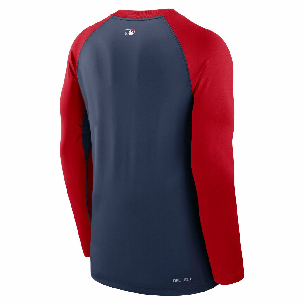 St. Louis Cardinals Nike Authentic Collection Game Time Raglan Dri-FIT Long Sleeve T-Shirt - MLB