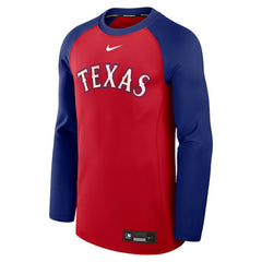 Texas Rangers Nike Authentic Collection Game Time Raglan Dri-FIT Long Sleeve T-Shirt - MLB