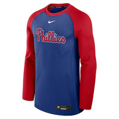 Philadelphia Phillies Nike Authentic Collection Game Time Raglan Performance Long Sleeve T-Shirt - MLB