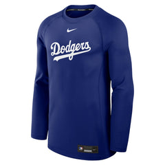 Los Angeles Dodgers Nike Authentic Collection Game Time Raglan Dri-FIT Long Sleeve T-Shirt - MLB