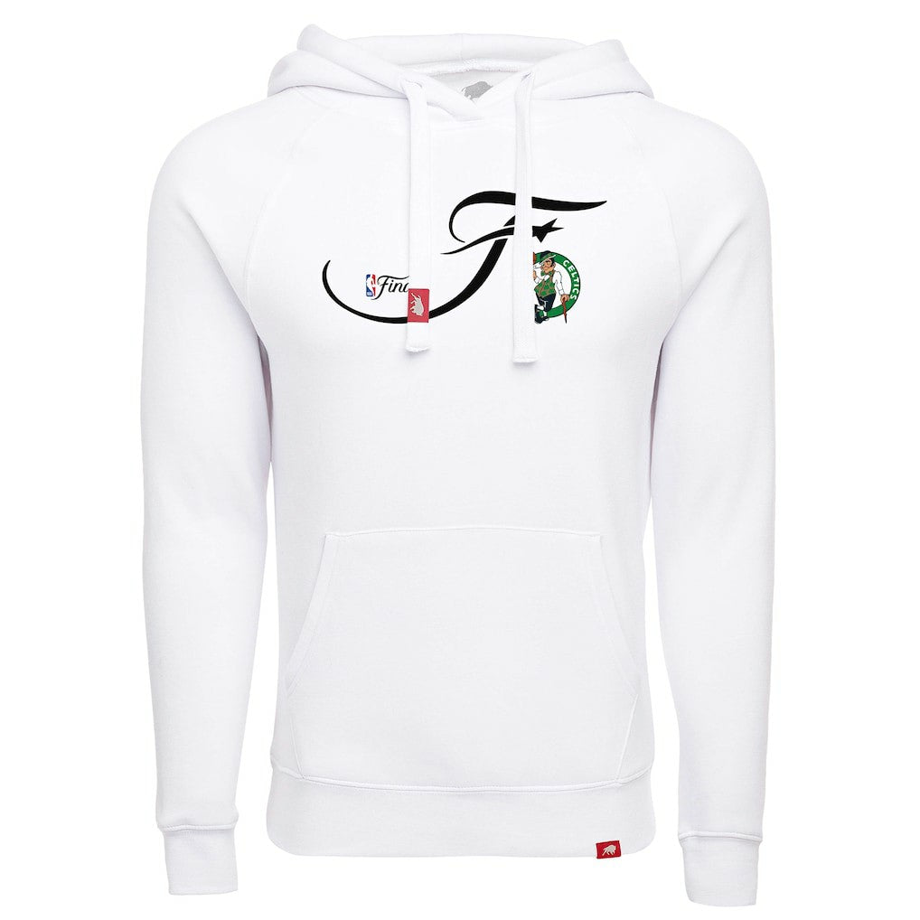 Boston Celtics Sportiqe Unisex 2024 NBA Finals Olsen Tri-Blend Pullover Hoodie White - NBA