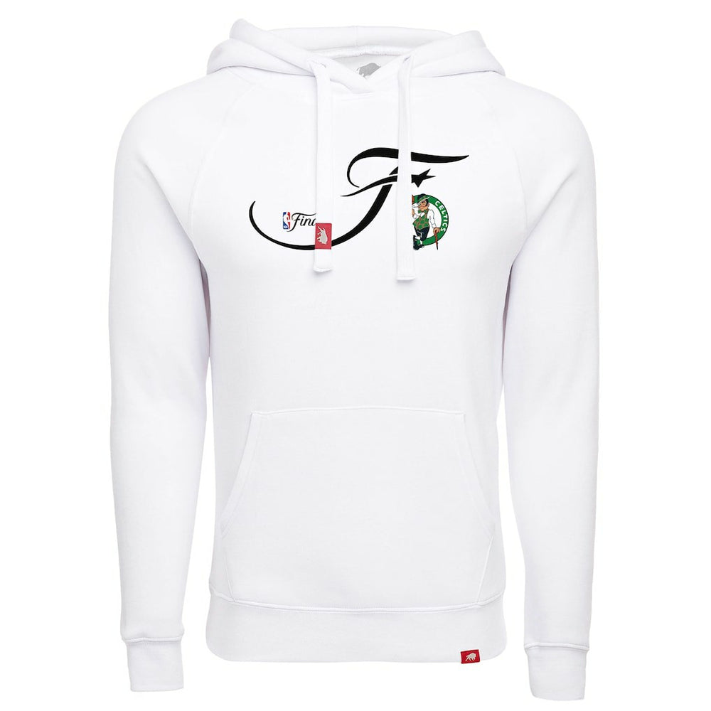 Boston Celtics Sportiqe Unisex 2024 NBA Finals Olsen Tri-Blend Pullover Hoodie White - NBA