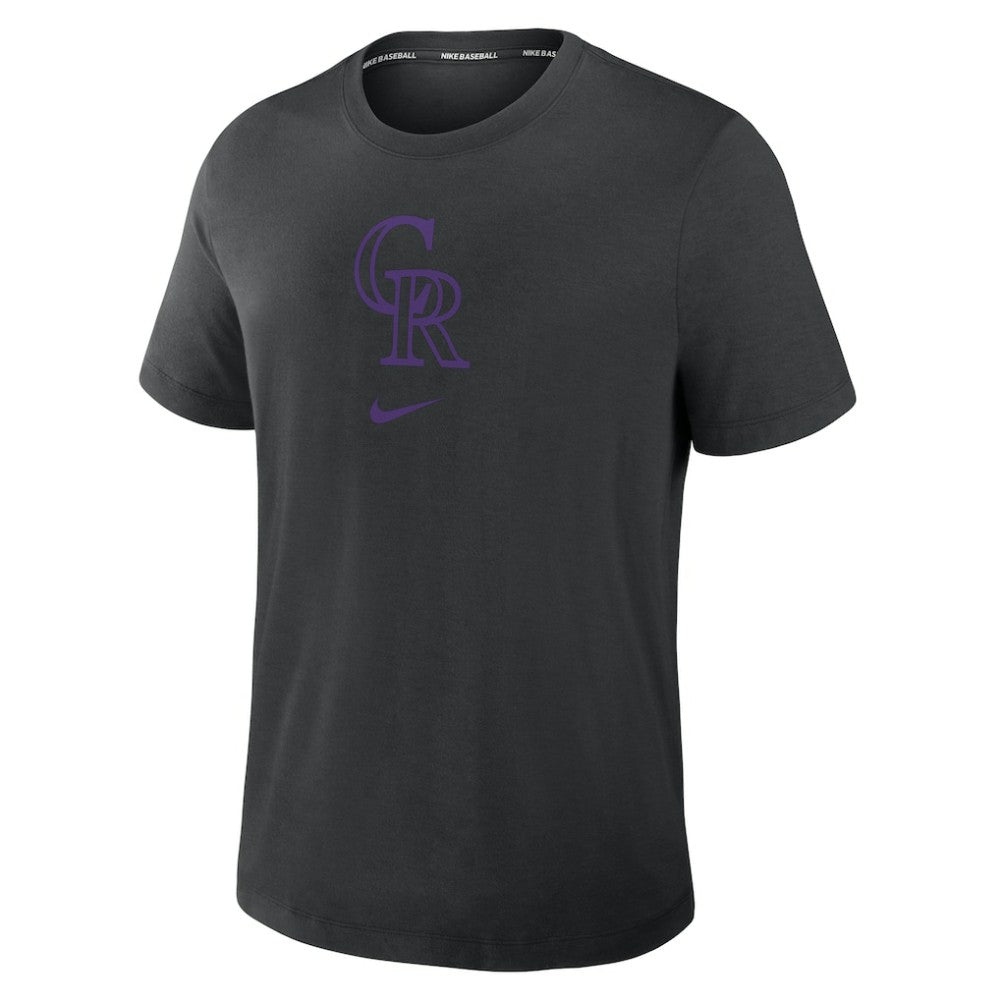 Colorado Rockies Nike Authentic Collection Early Work Tri-Blend Dri-FIT T-Shirt - MLB