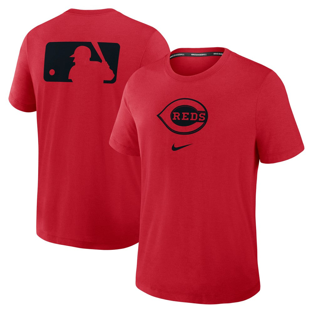 Cincinnati Reds Nike Authentic Collection Early Work Tri-Blend Dri-FIT T-Shirt - MLB