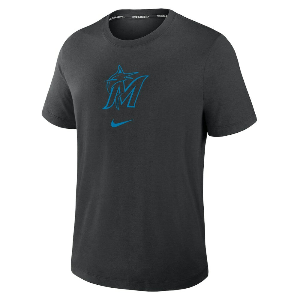 Miami Marlins Nike Authentic Collection Early Work Tri-Blend Dri-FIT T-Shirt - MLB