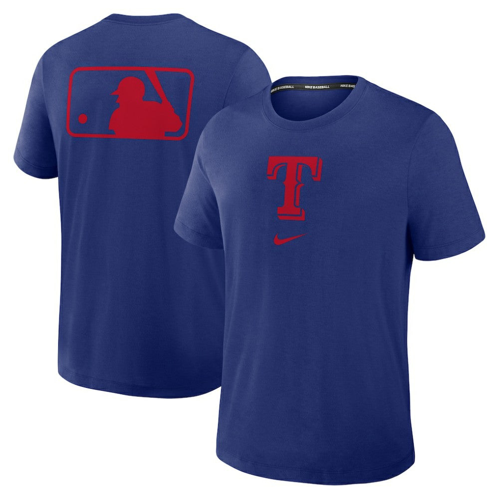 Texas Rangers Nike Authentic Collection Early Work Tri-Blend Dri-FIT T-Shirt - MLB