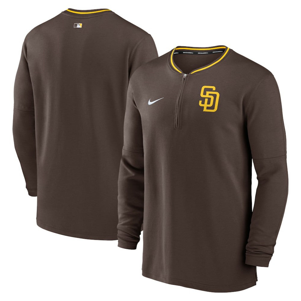 San Diego Padres Nike Authentic Collection Performance Half-Zip Top - MLB