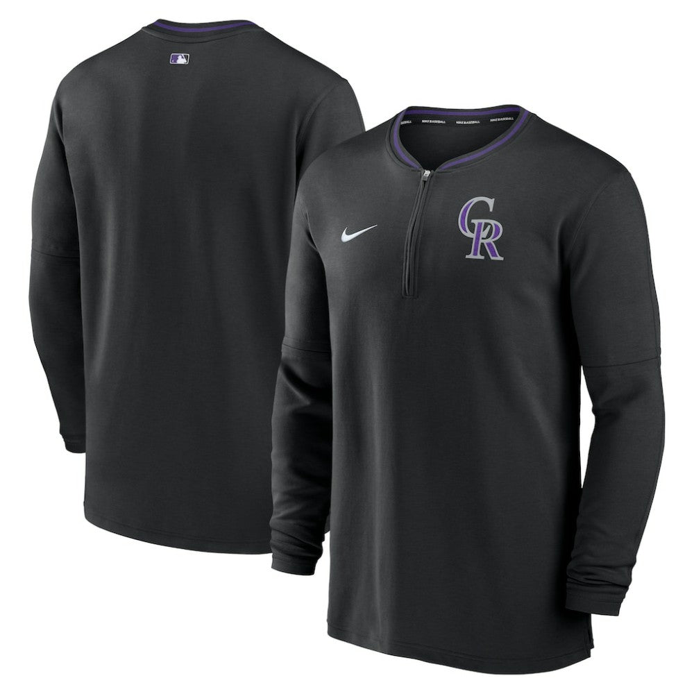 Colorado Rockies Nike Authentic Collection Performance Half-Zip Top - MLB