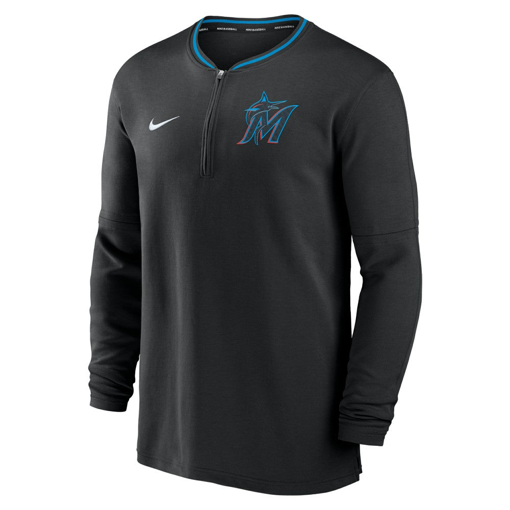 Miami Marlins Nike Authentic Collection Performance Half-Zip Top - MLB