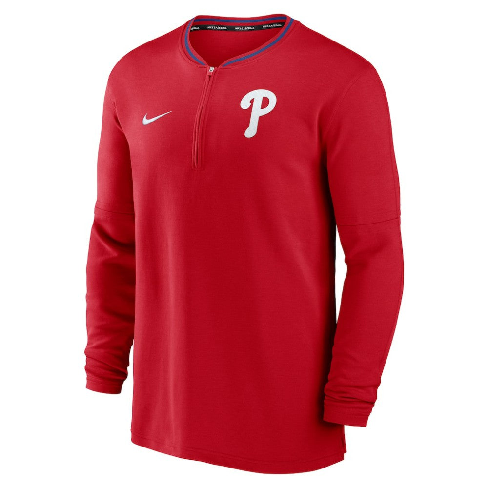 Philadelphia Phillies Nike Authentic Collection Performance Half-Zip Top - MLB