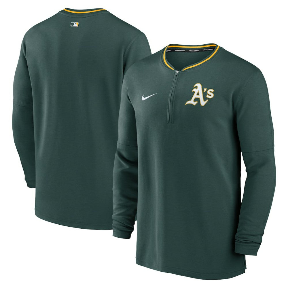 Athletics Nike Authentic Collection Performance Half-Zip Top - MLB