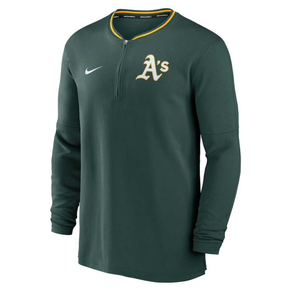 Athletics Nike Authentic Collection Performance Half-Zip Top - MLB