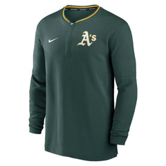Athletics Nike Authentic Collection Performance Half-Zip Top - MLB