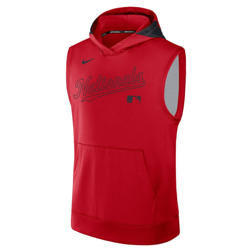Washington Nationals Nike Authentic Collection Dri-FIT Sleeveless Hoodie - MLB