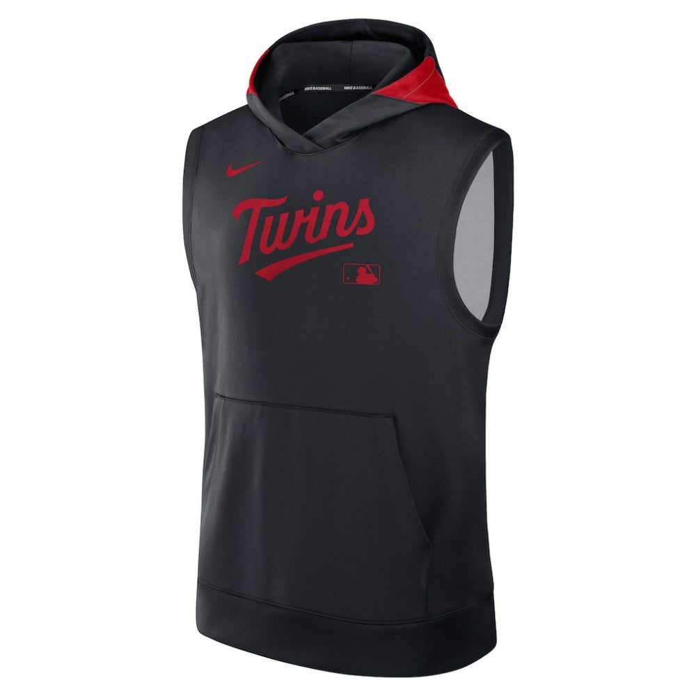 Minnesota Twins Nike Authentic Collection Dri-FIT Sleeveless Hoodie - MLB