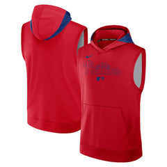 Philadelphia Phillies Nike Authentic Collection Dri-FIT Sleeveless Hoodie - MLB