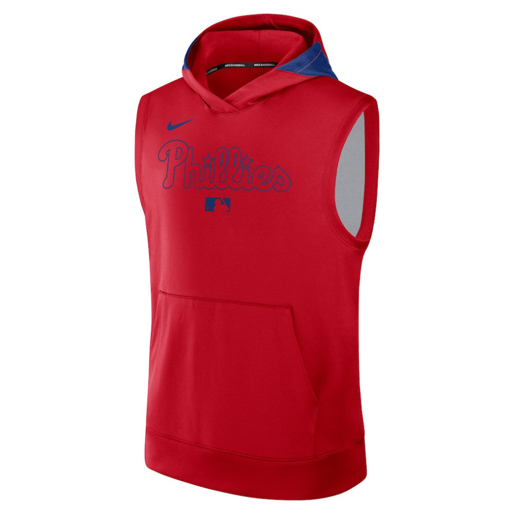 Philadelphia Phillies Nike Authentic Collection Dri-FIT Sleeveless Hoodie - MLB