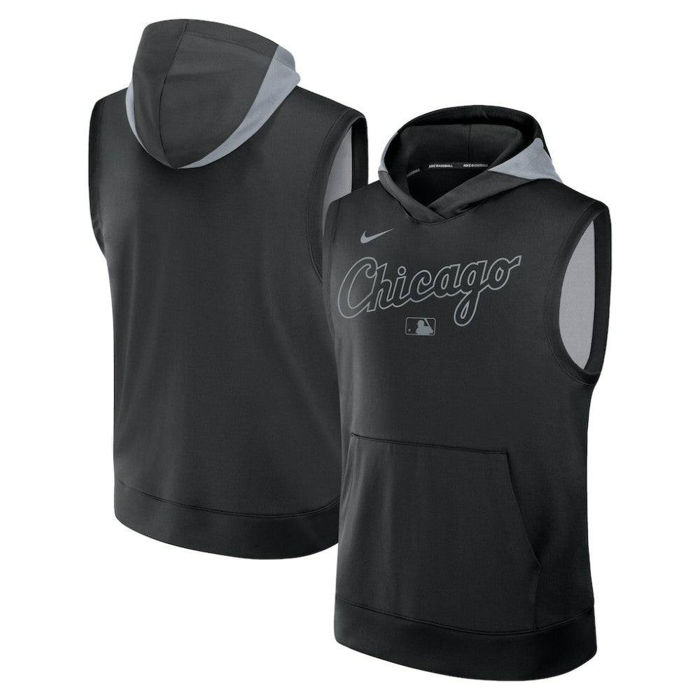 Chicago White Sox Nike Authentic Collection Dri-FIT Sleeveless Hoodie - MLB