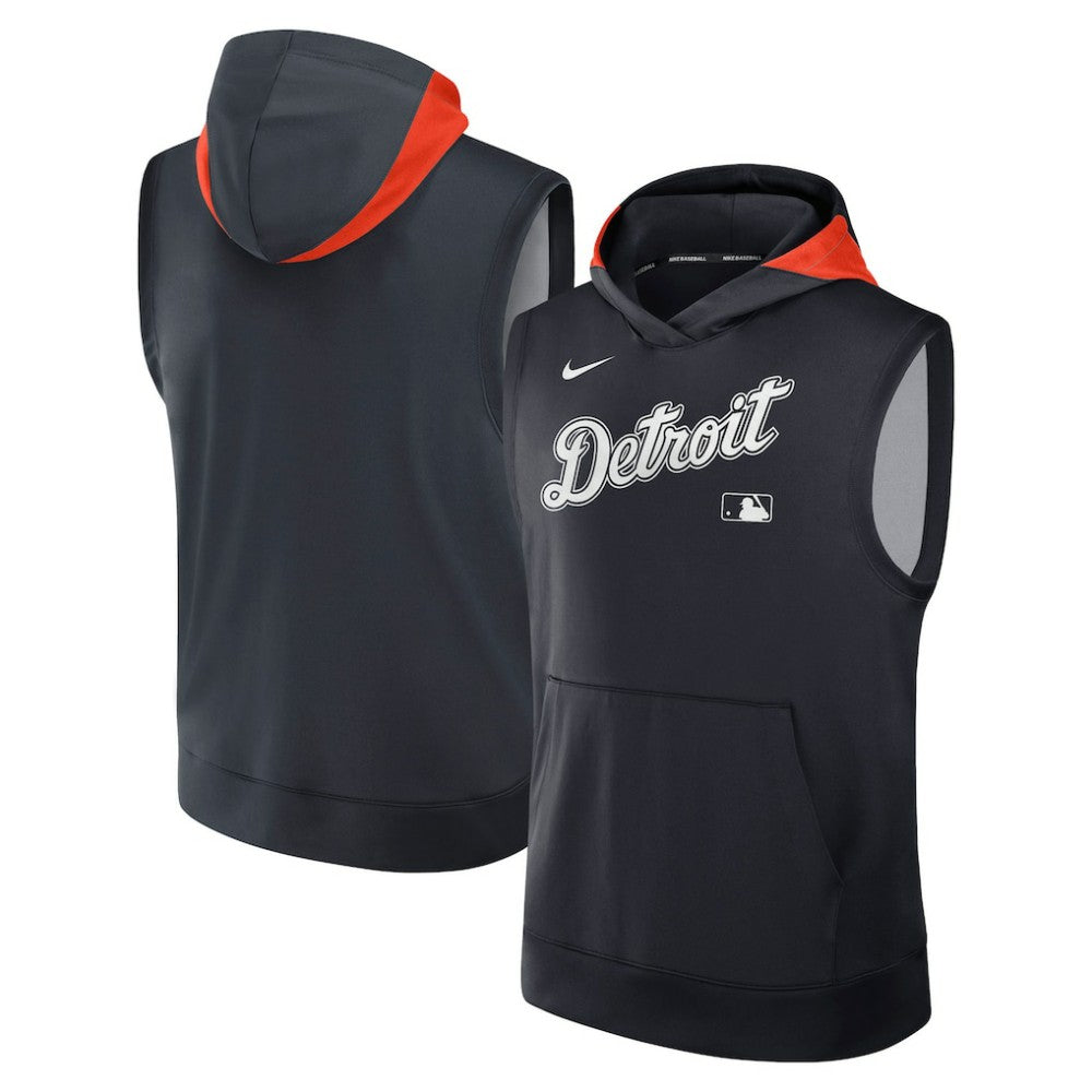 Detroit Tigers Nike Authentic Collection Dri-FIT Sleeveless Hoodie - MLB
