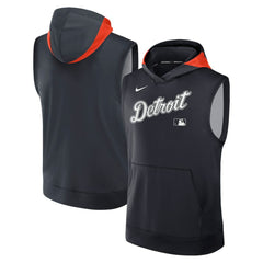 Detroit Tigers Nike Authentic Collection Dri-FIT Sleeveless Hoodie - MLB