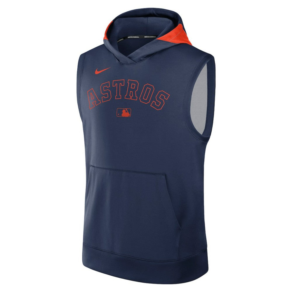Houston Astros Nike Authentic Collection Dri-FIT Sleeveless Hoodie - MLB